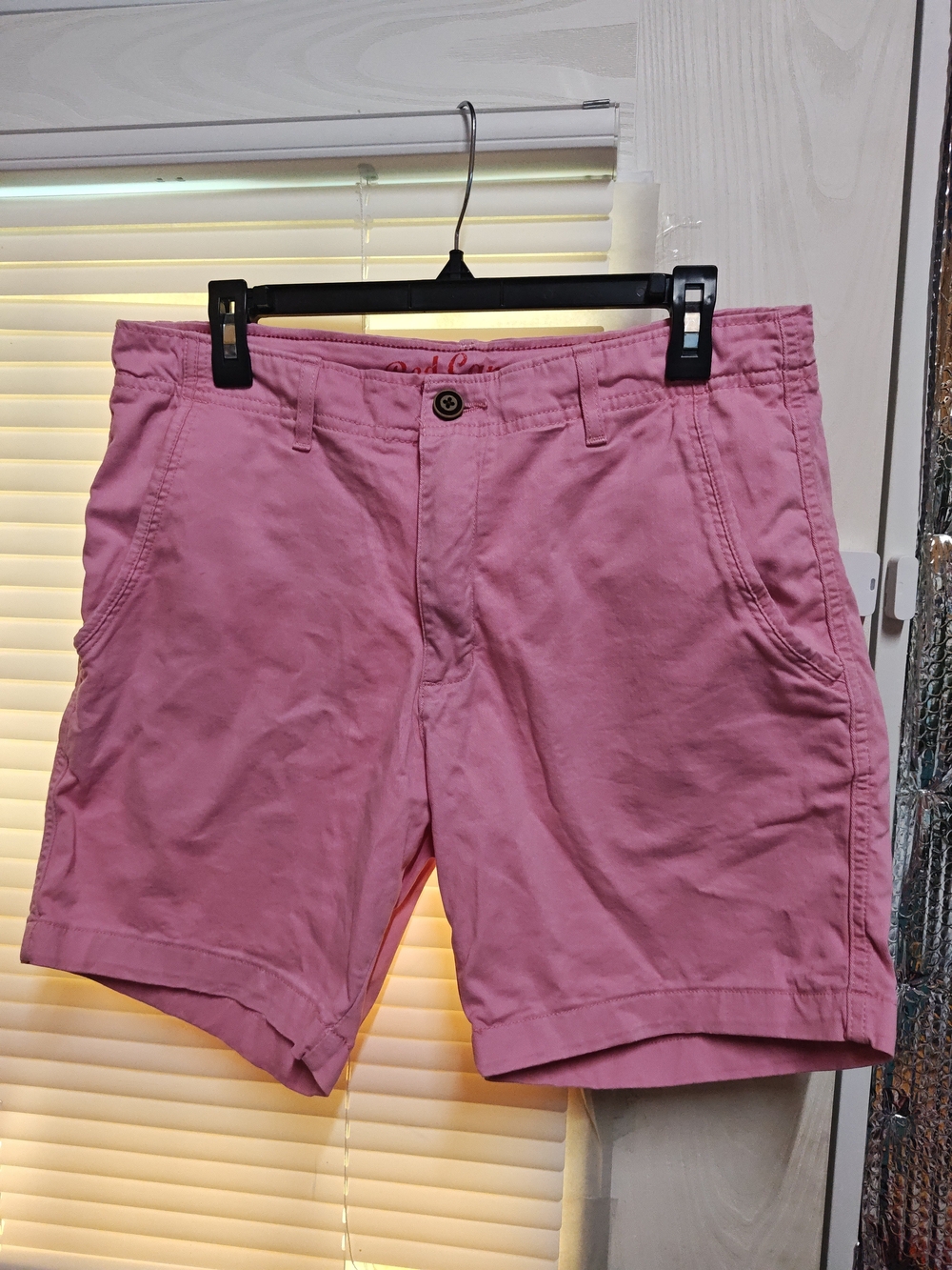 Red Camel Pink Men’s Flat Front Shorts
